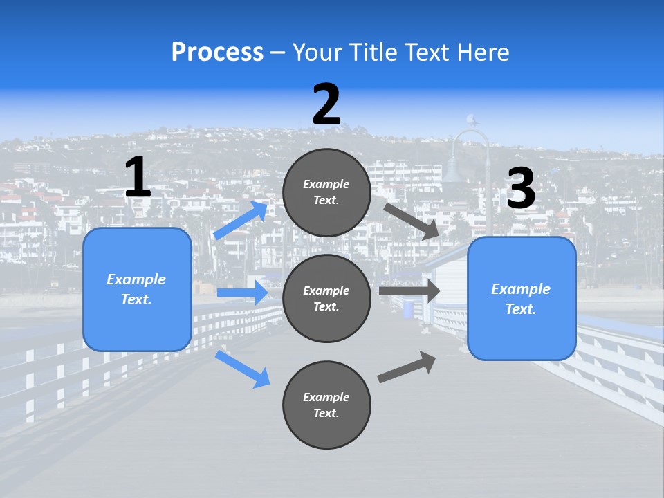 Path Green White PowerPoint Template