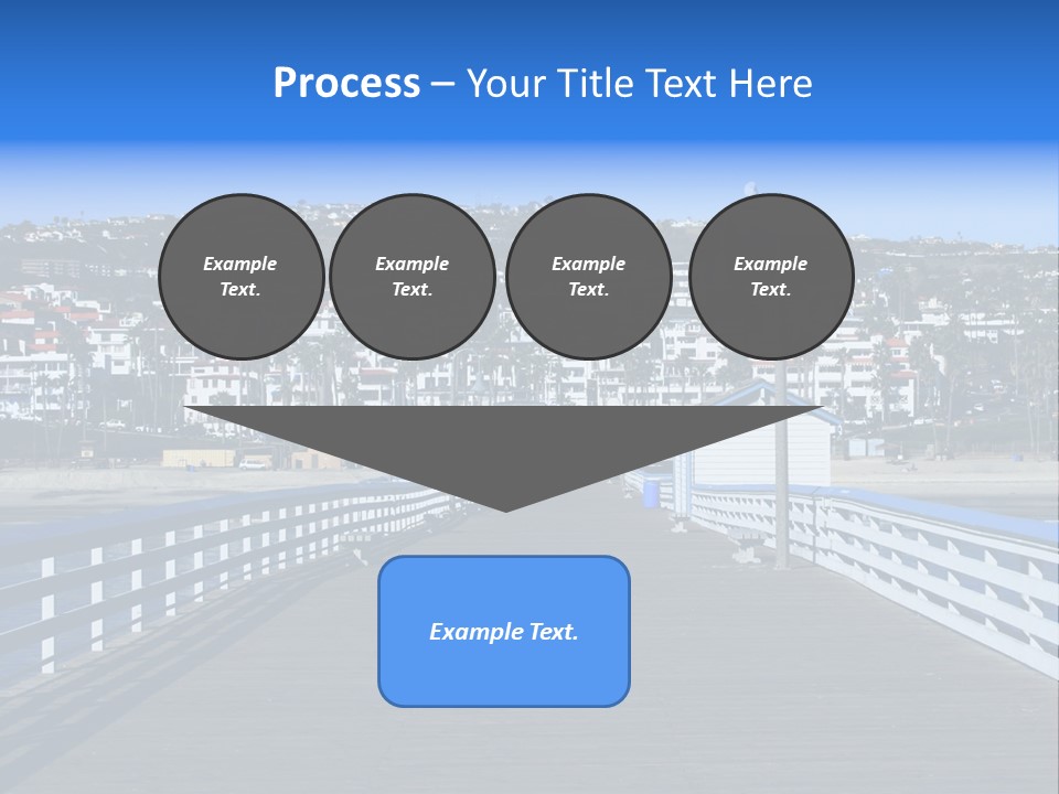 Path Green White PowerPoint Template