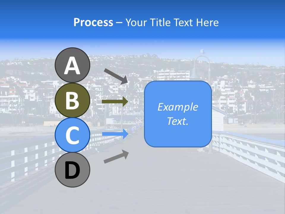 Path Green White PowerPoint Template