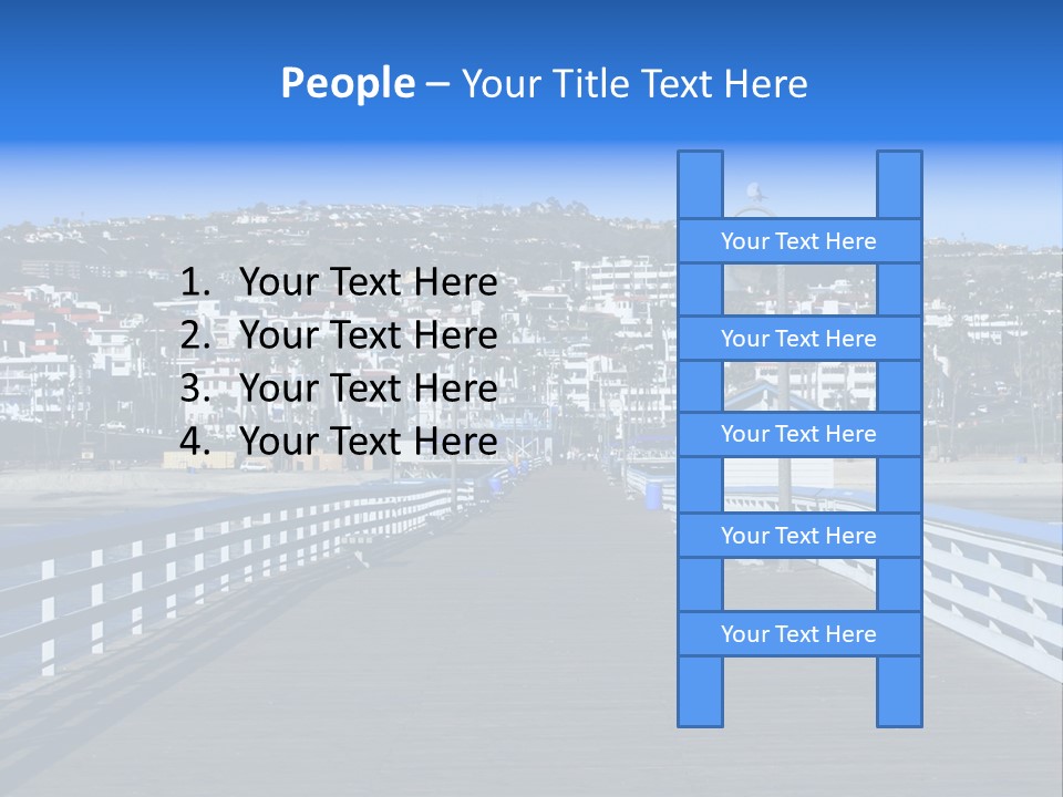 Path Green White PowerPoint Template