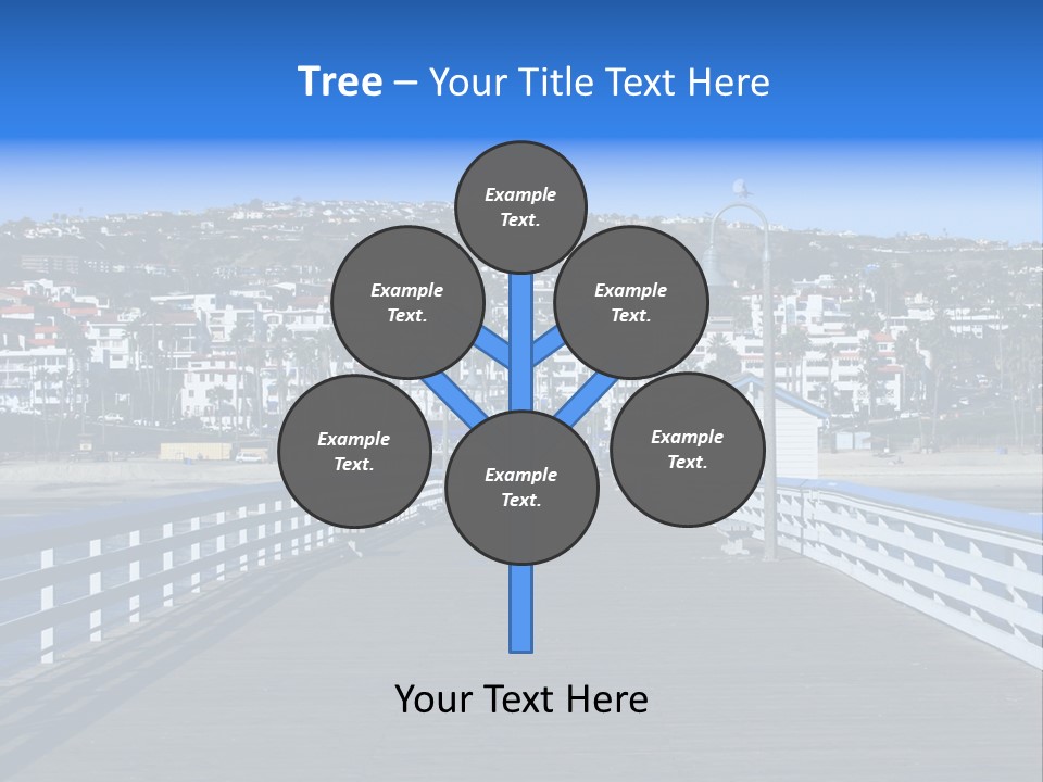 Path Green White PowerPoint Template