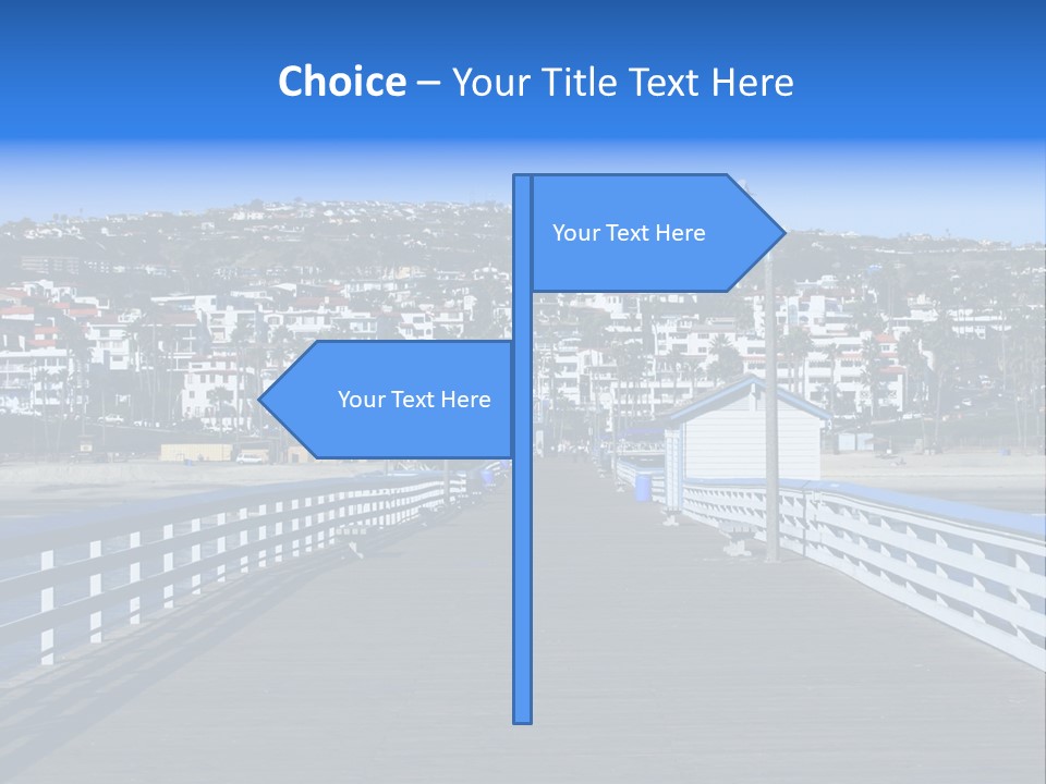 Path Green White PowerPoint Template
