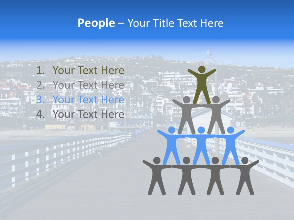 Path Green White PowerPoint Template