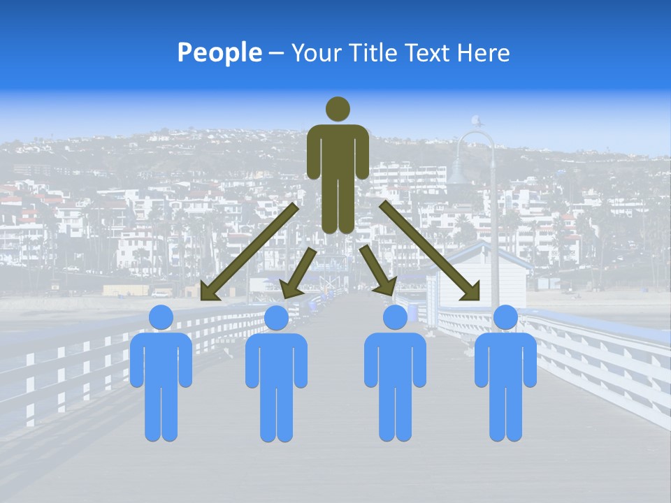 Path Green White PowerPoint Template