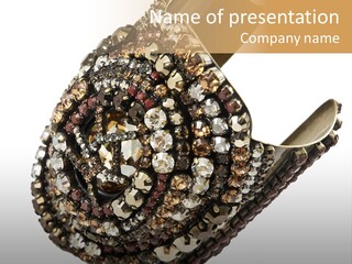 Glamour Shiny Jewellery PowerPoint Template