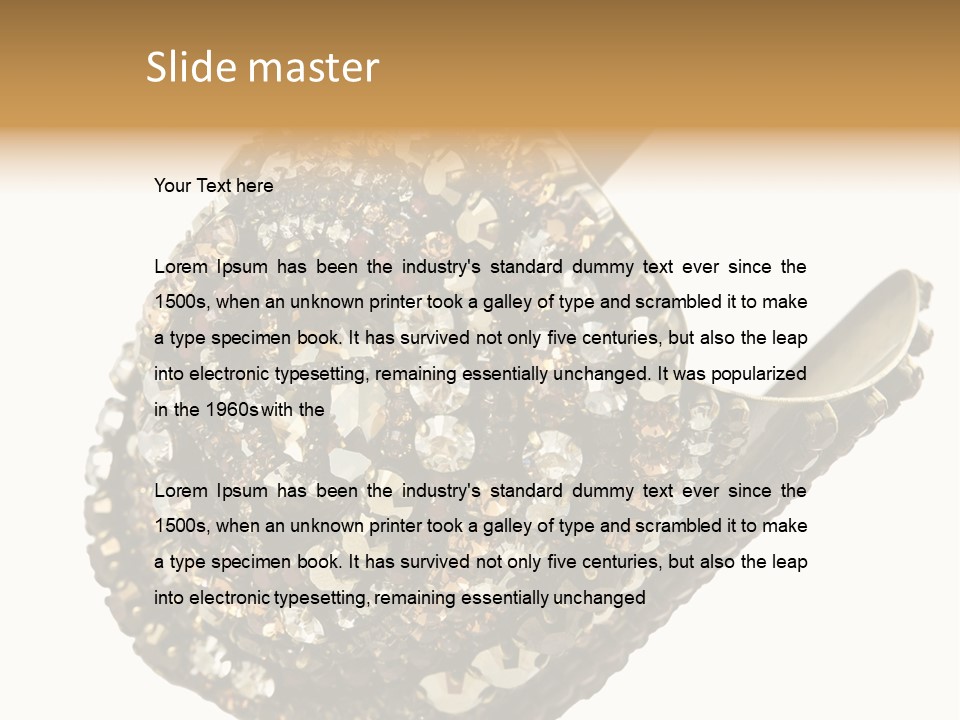 Glamour Shiny Jewellery PowerPoint Template