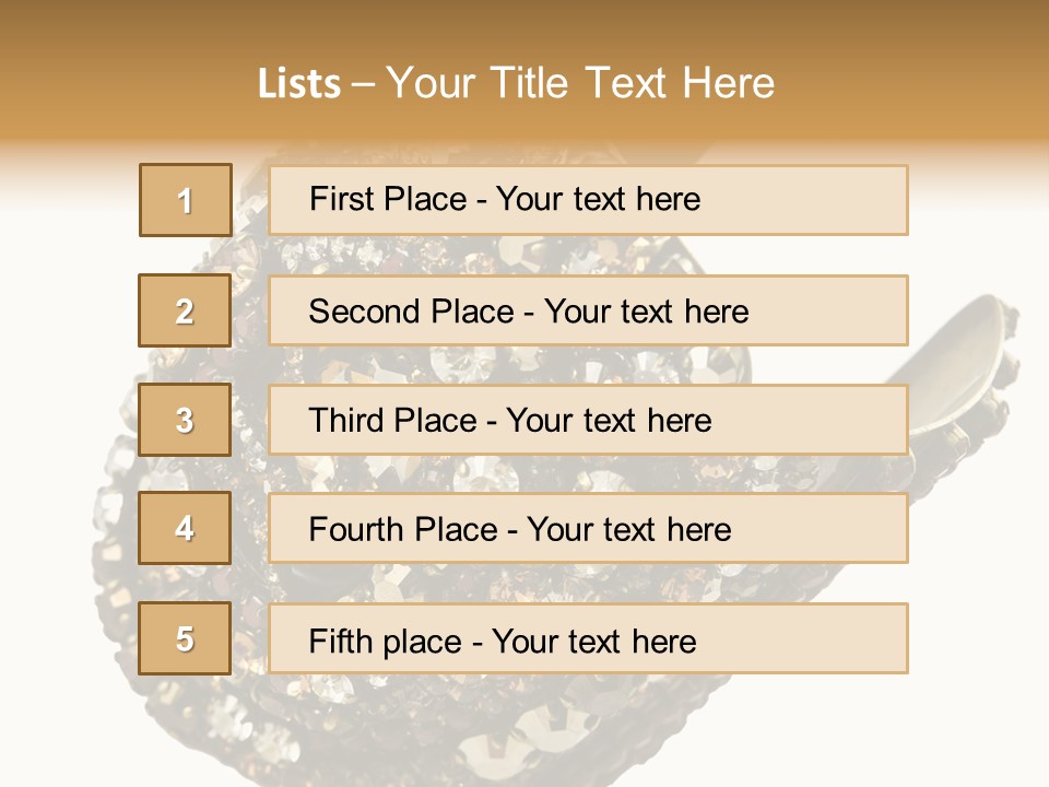 Glamour Shiny Jewellery PowerPoint Template