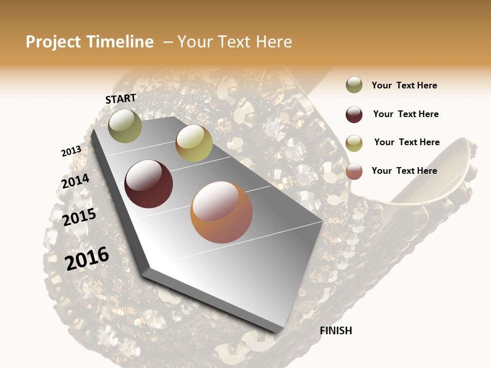 Glamour Shiny Jewellery PowerPoint Template