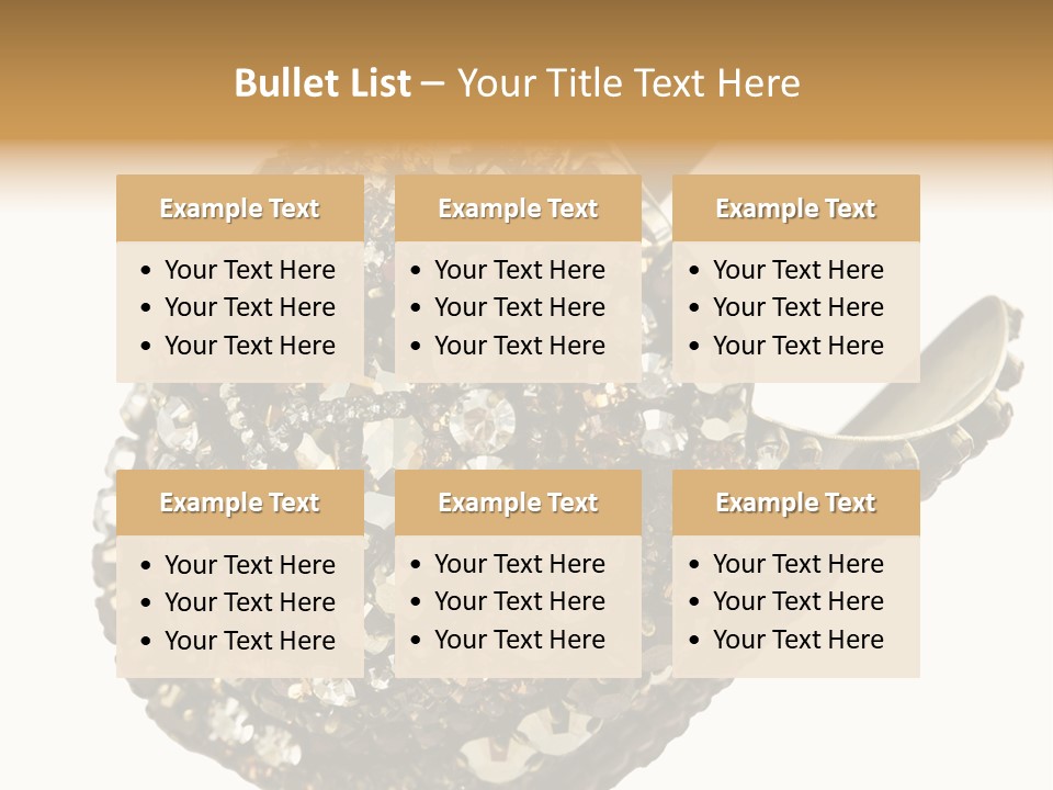 Glamour Shiny Jewellery PowerPoint Template