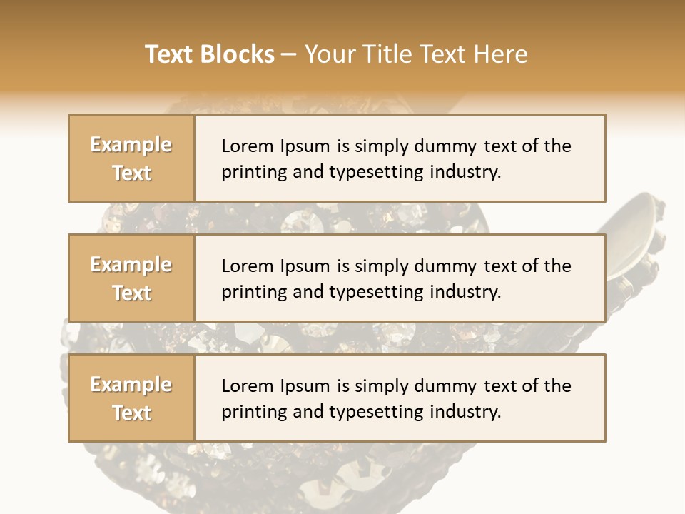 Glamour Shiny Jewellery PowerPoint Template