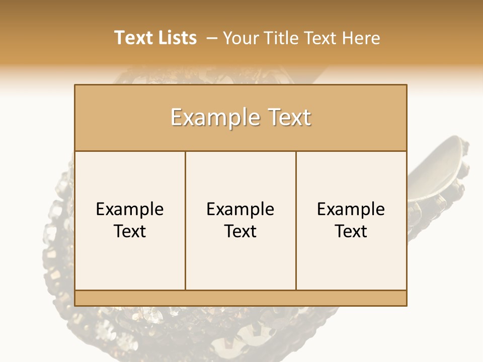 Glamour Shiny Jewellery PowerPoint Template