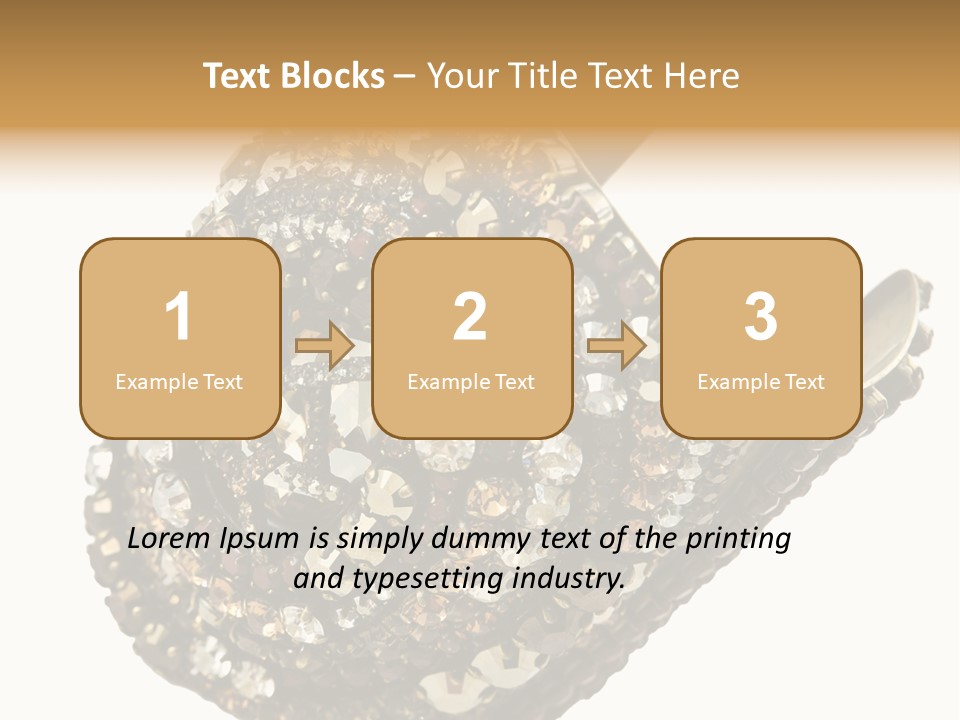 Glamour Shiny Jewellery PowerPoint Template