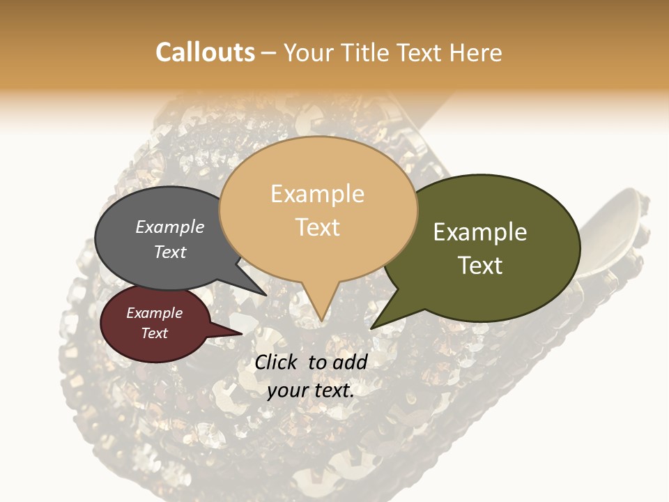 Glamour Shiny Jewellery PowerPoint Template