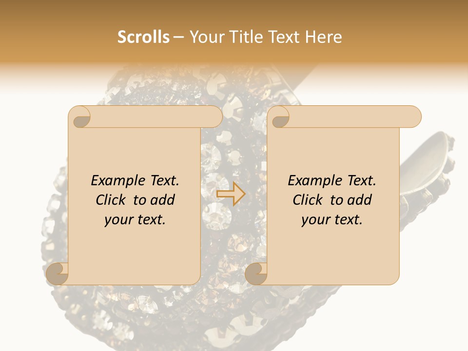 Glamour Shiny Jewellery PowerPoint Template
