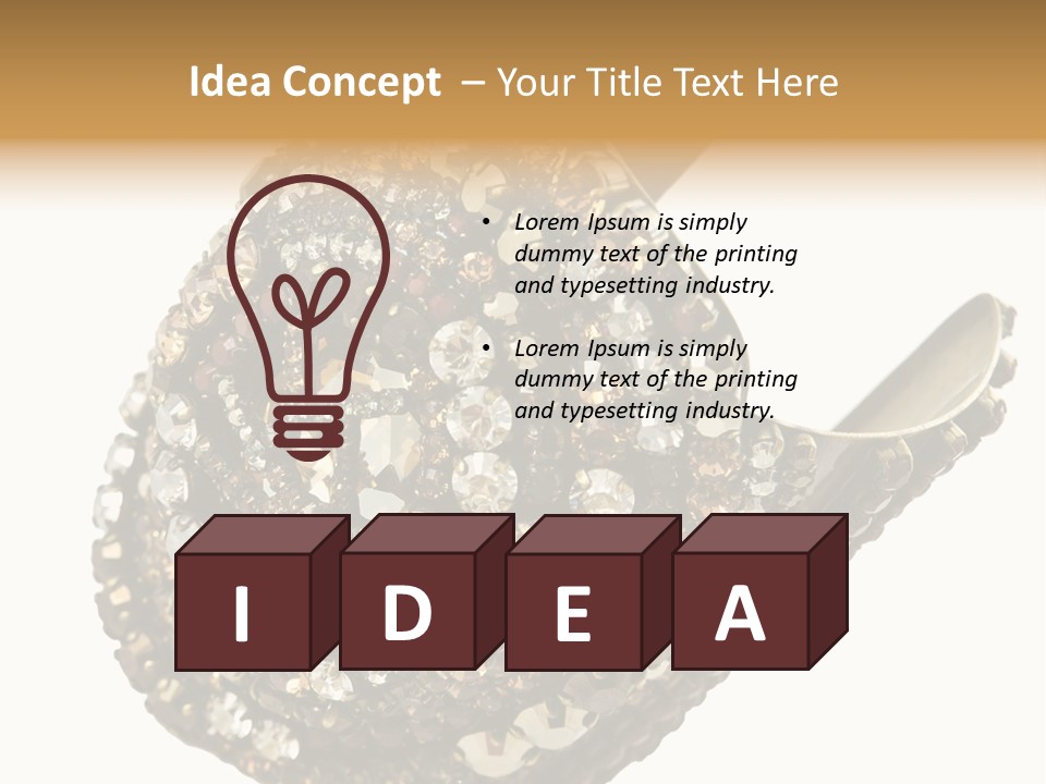 Glamour Shiny Jewellery PowerPoint Template