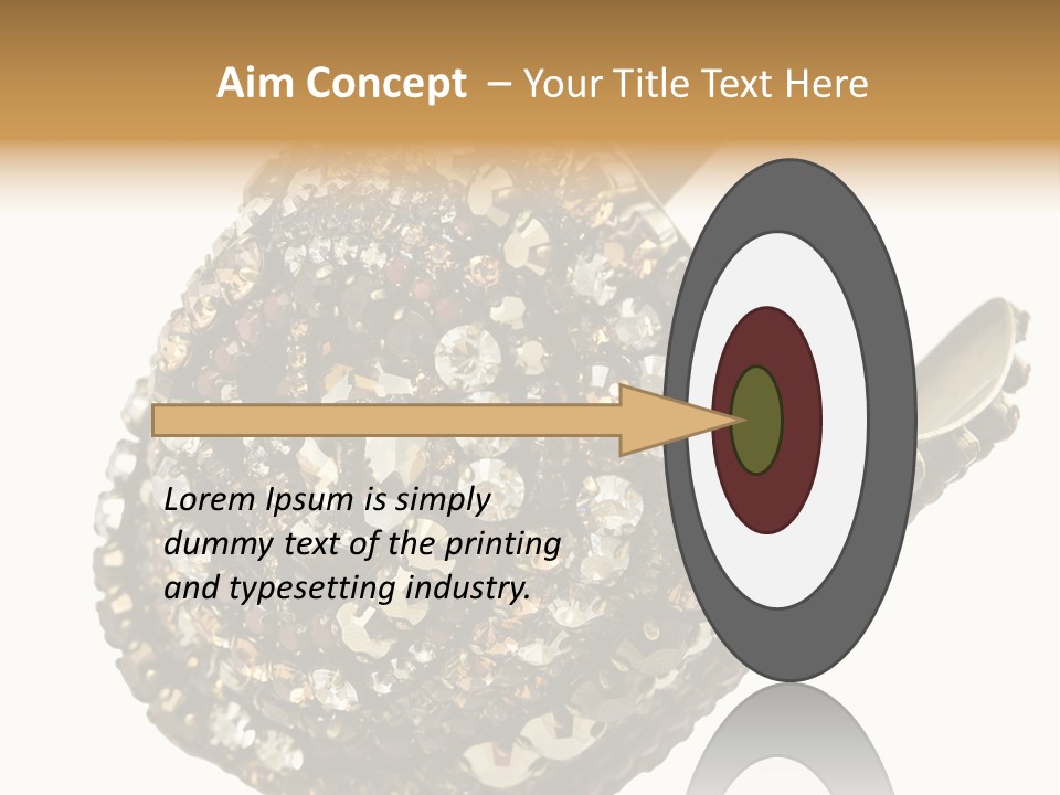 Glamour Shiny Jewellery PowerPoint Template