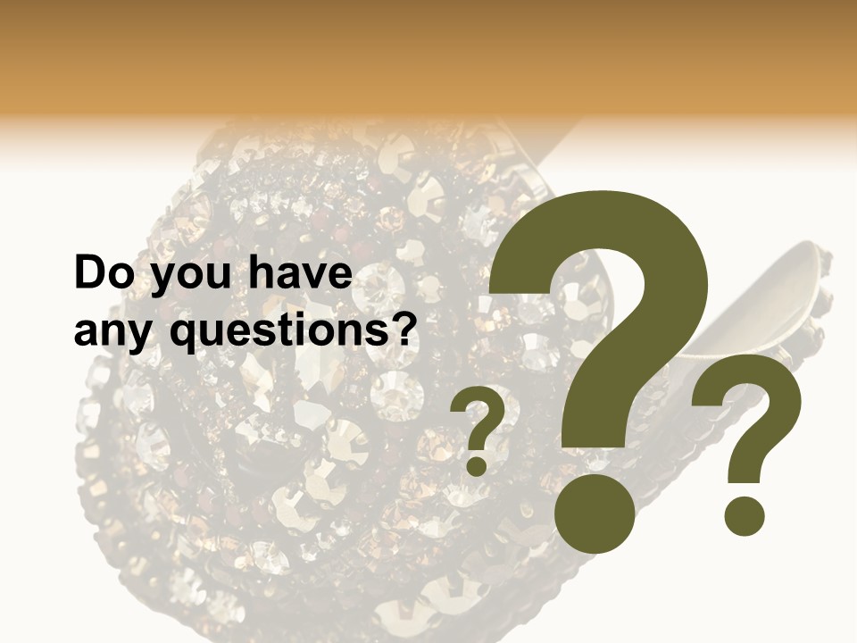 Glamour Shiny Jewellery PowerPoint Template