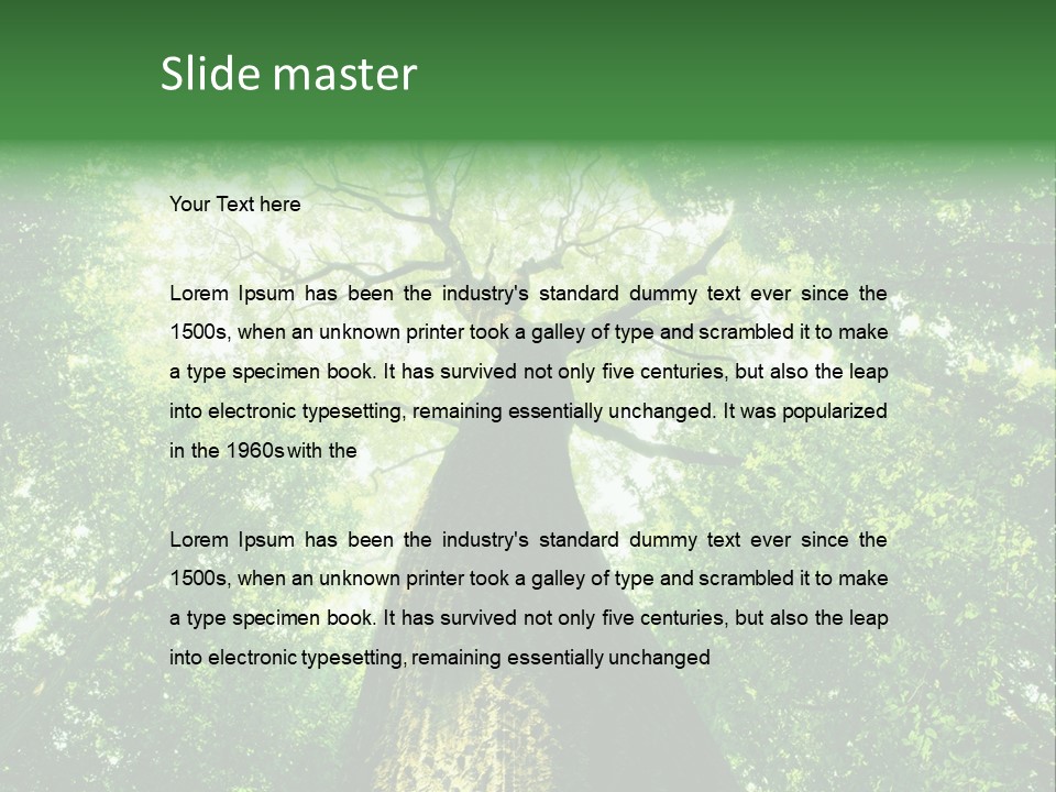 Dream Backlit Colour PowerPoint Template