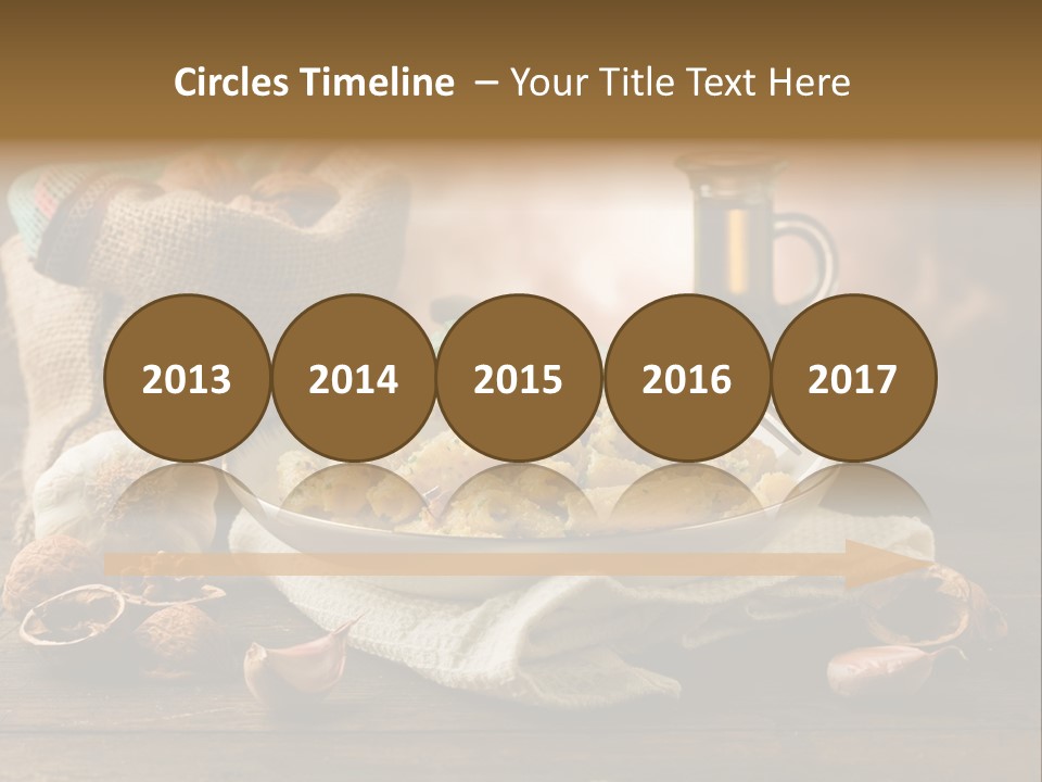 Vegetarian Traditional Cuisine Garlic PowerPoint Template