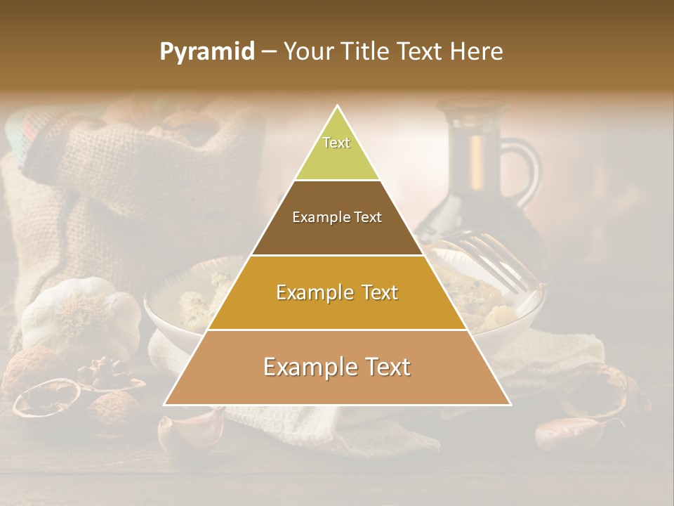 Vegetarian Traditional Cuisine Garlic PowerPoint Template