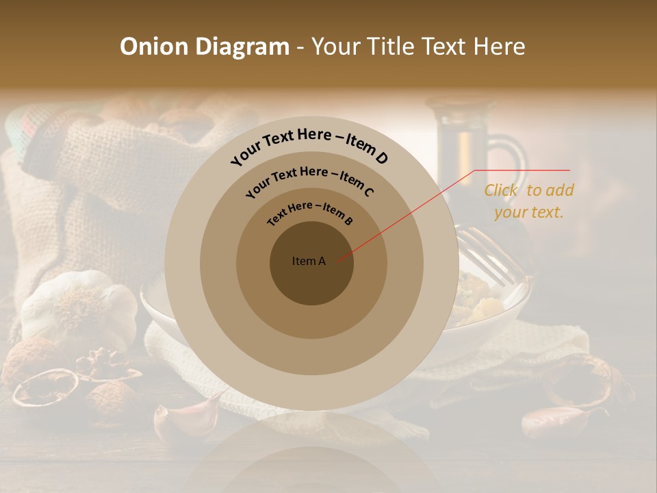 Vegetarian Traditional Cuisine Garlic PowerPoint Template