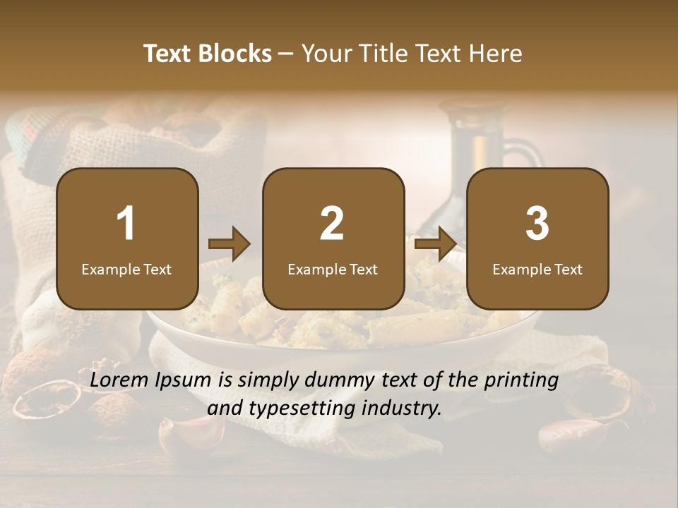 Vegetarian Traditional Cuisine Garlic PowerPoint Template