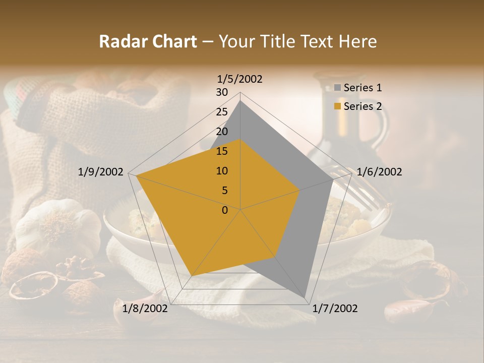 Vegetarian Traditional Cuisine Garlic PowerPoint Template