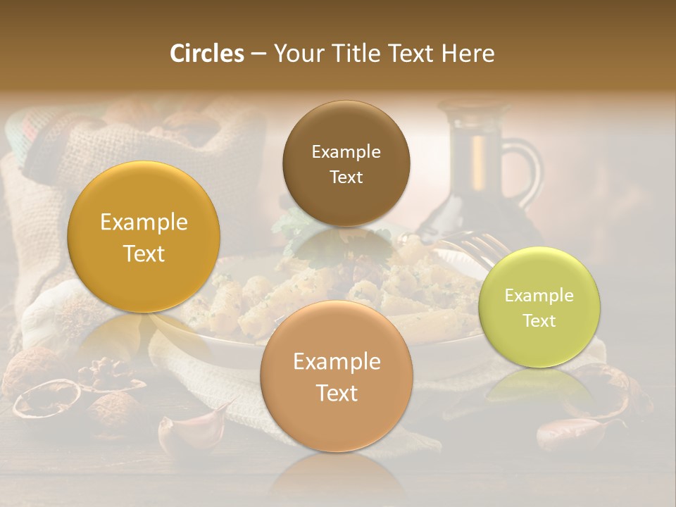 Vegetarian Traditional Cuisine Garlic PowerPoint Template