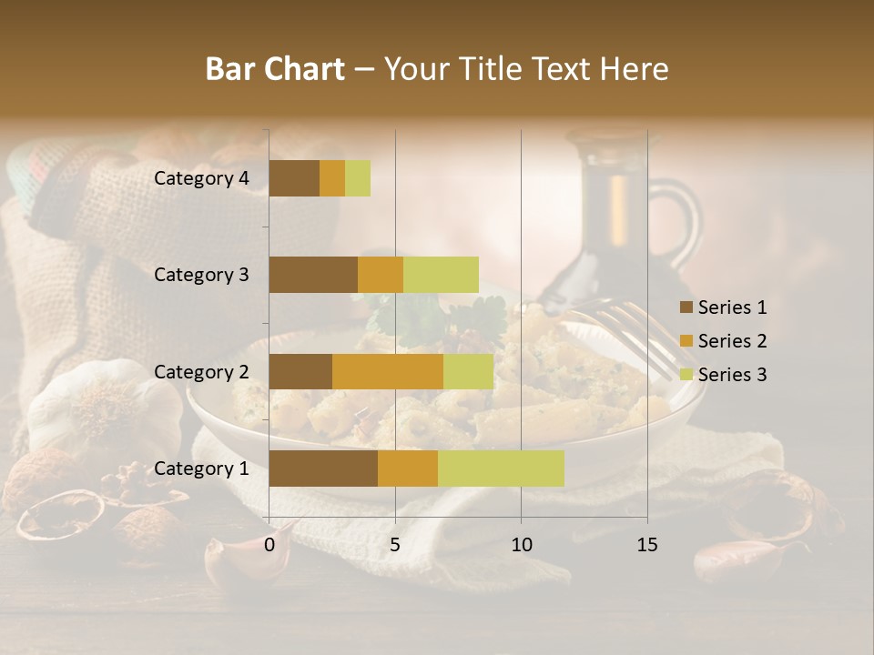 Vegetarian Traditional Cuisine Garlic PowerPoint Template