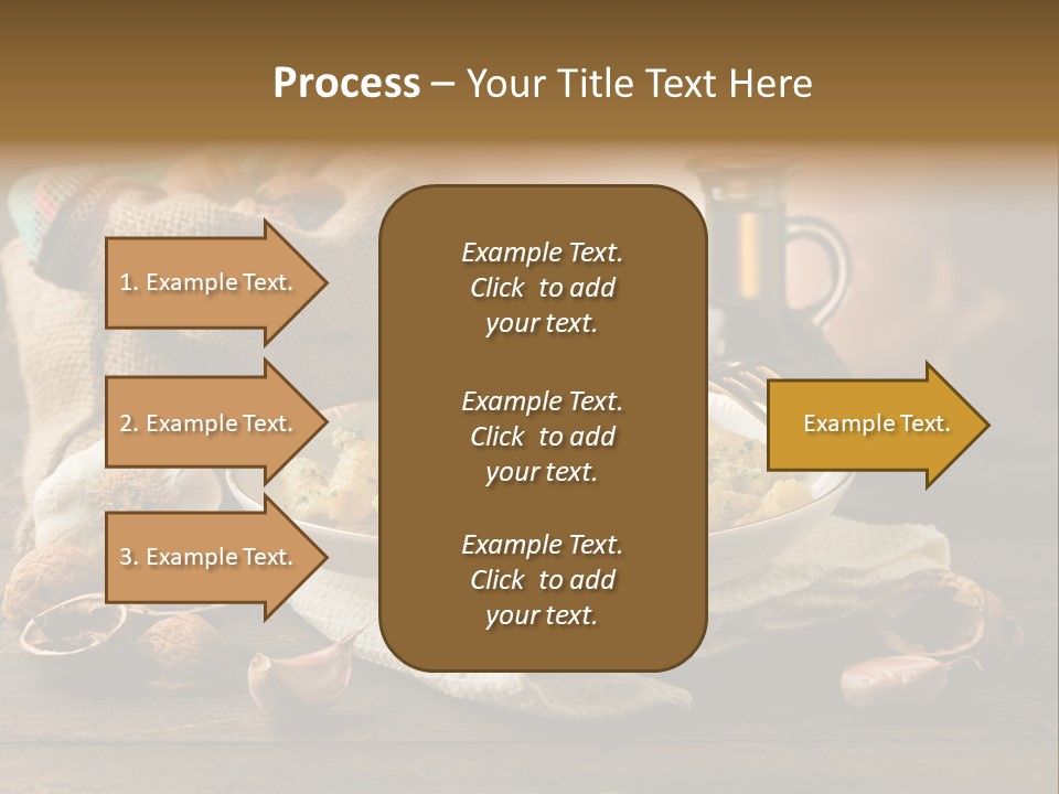 Vegetarian Traditional Cuisine Garlic PowerPoint Template
