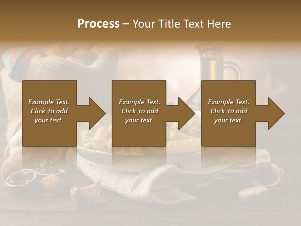 Vegetarian Traditional Cuisine Garlic PowerPoint Template