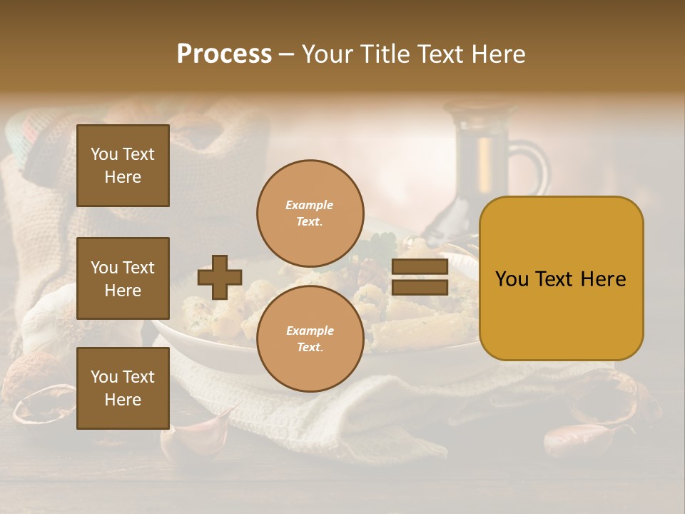 Vegetarian Traditional Cuisine Garlic PowerPoint Template