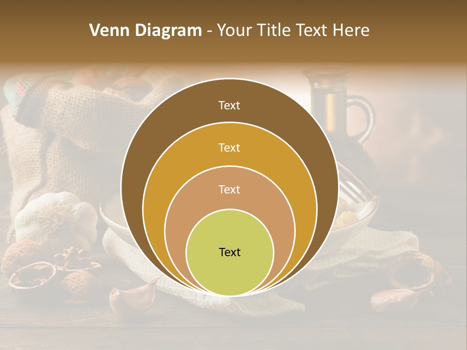 Vegetarian Traditional Cuisine Garlic PowerPoint Template