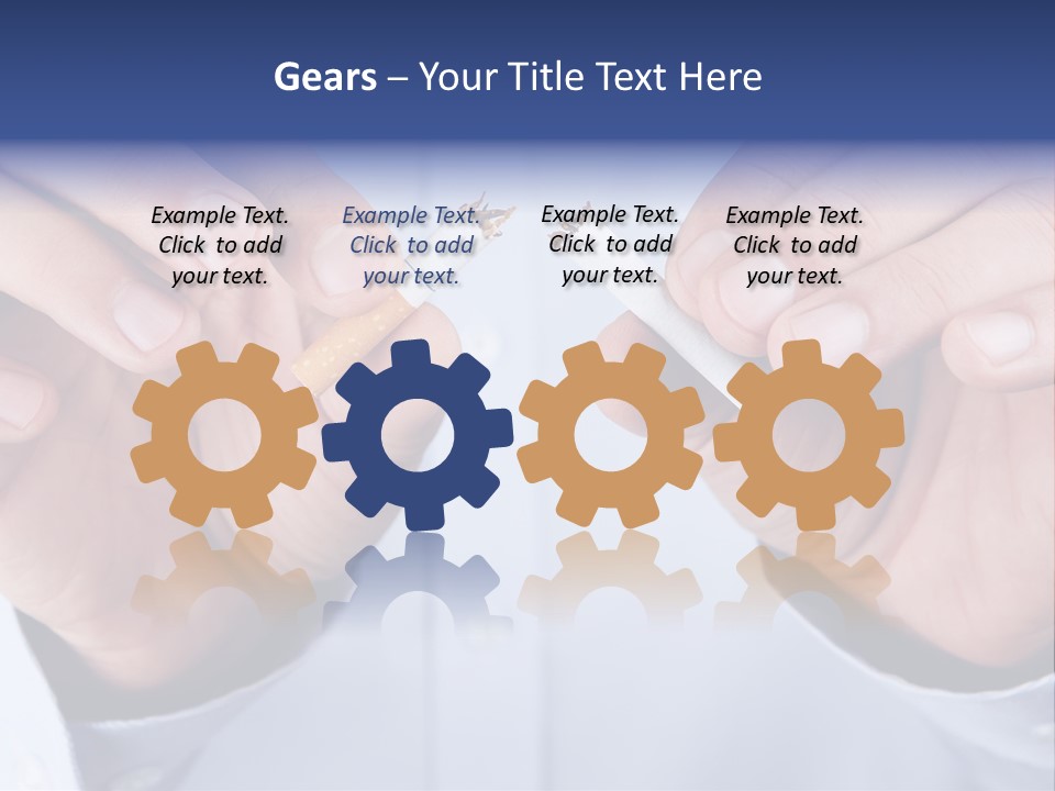 End Smoke Male PowerPoint Template