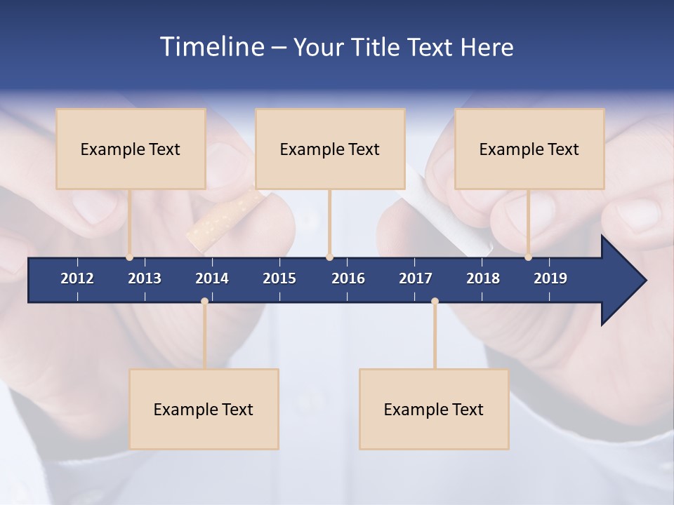 End Smoke Male PowerPoint Template