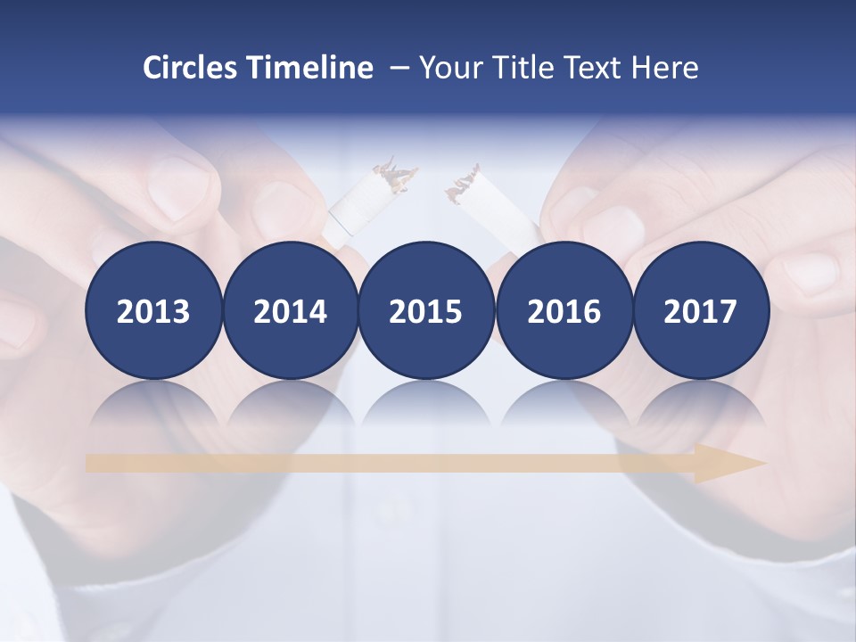 End Smoke Male PowerPoint Template