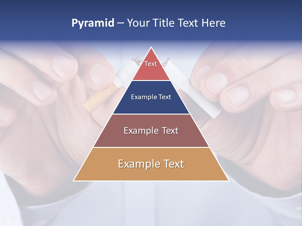 End Smoke Male PowerPoint Template