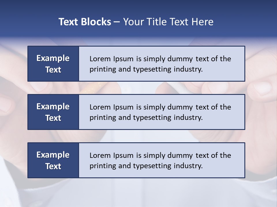 End Smoke Male PowerPoint Template