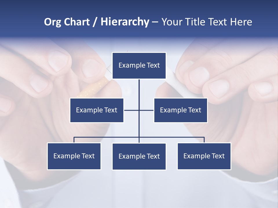 End Smoke Male PowerPoint Template