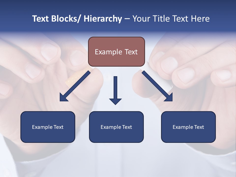 End Smoke Male PowerPoint Template