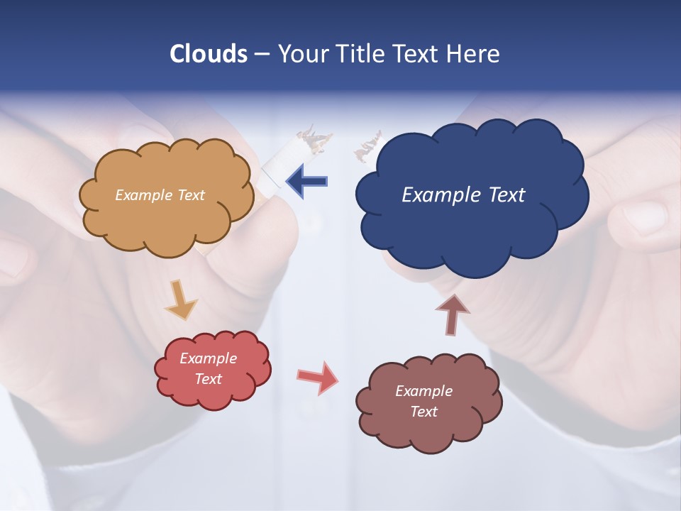 End Smoke Male PowerPoint Template