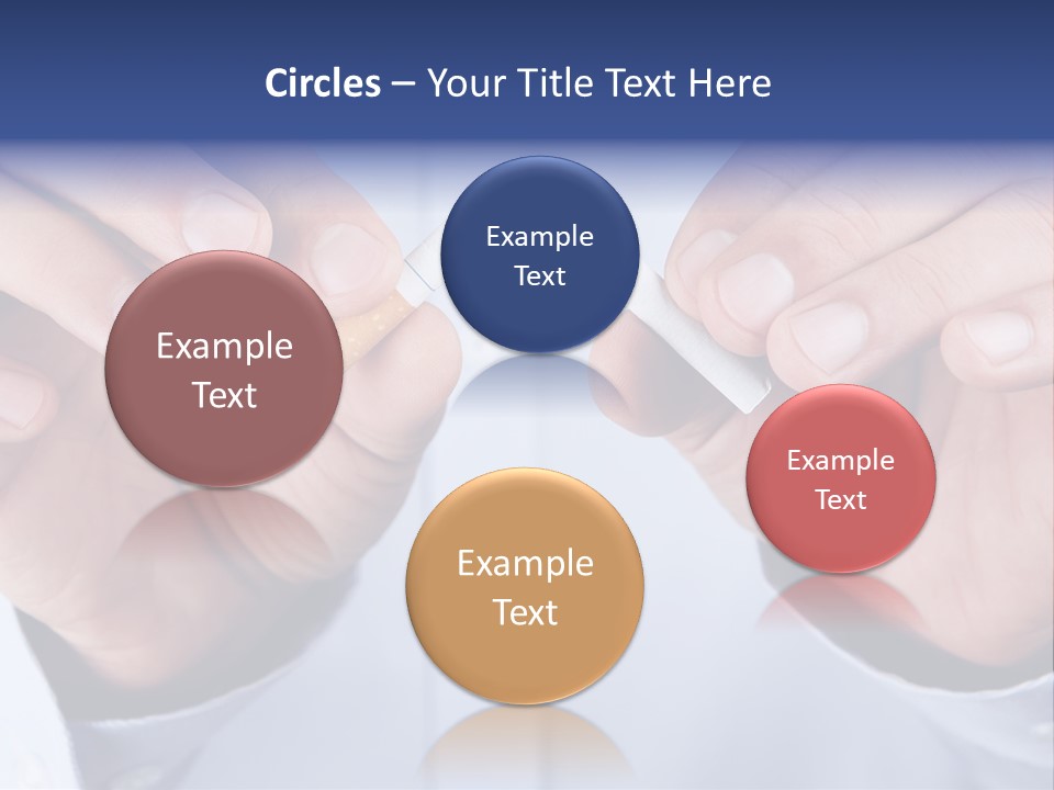 End Smoke Male PowerPoint Template