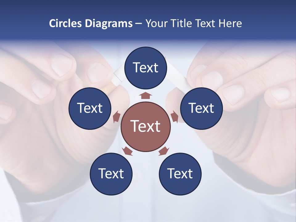 End Smoke Male PowerPoint Template