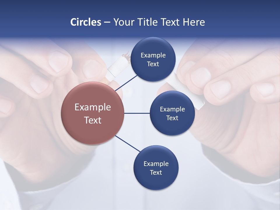 End Smoke Male PowerPoint Template