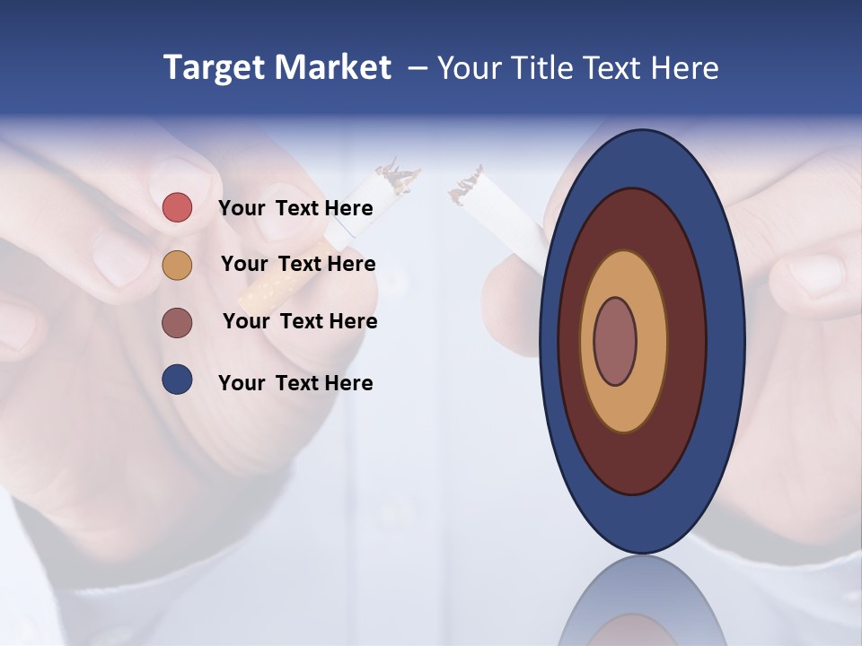 End Smoke Male PowerPoint Template