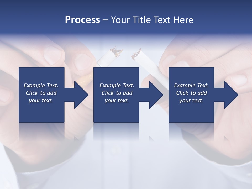 End Smoke Male PowerPoint Template