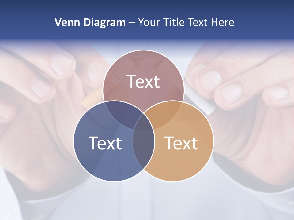 End Smoke Male PowerPoint Template