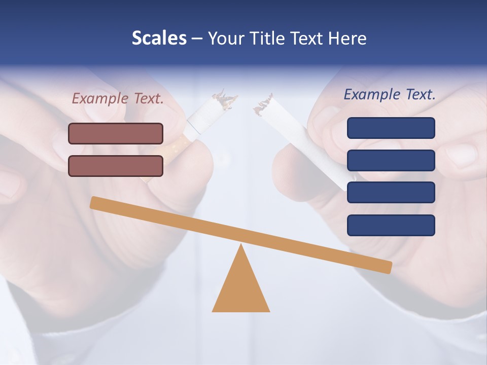 End Smoke Male PowerPoint Template