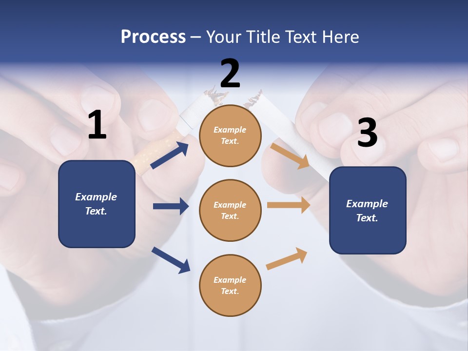 End Smoke Male PowerPoint Template