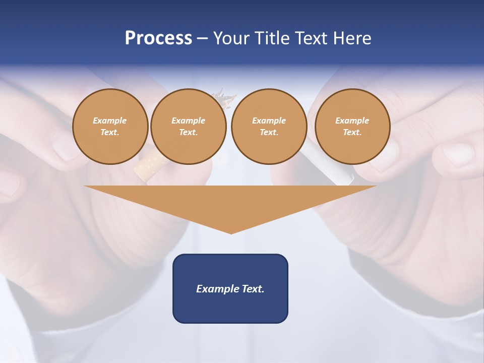 End Smoke Male PowerPoint Template